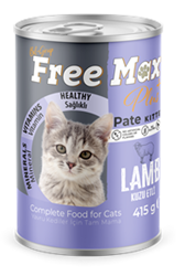 Free Max Kuzu Etli Ezme Kedi Maması 415 gr