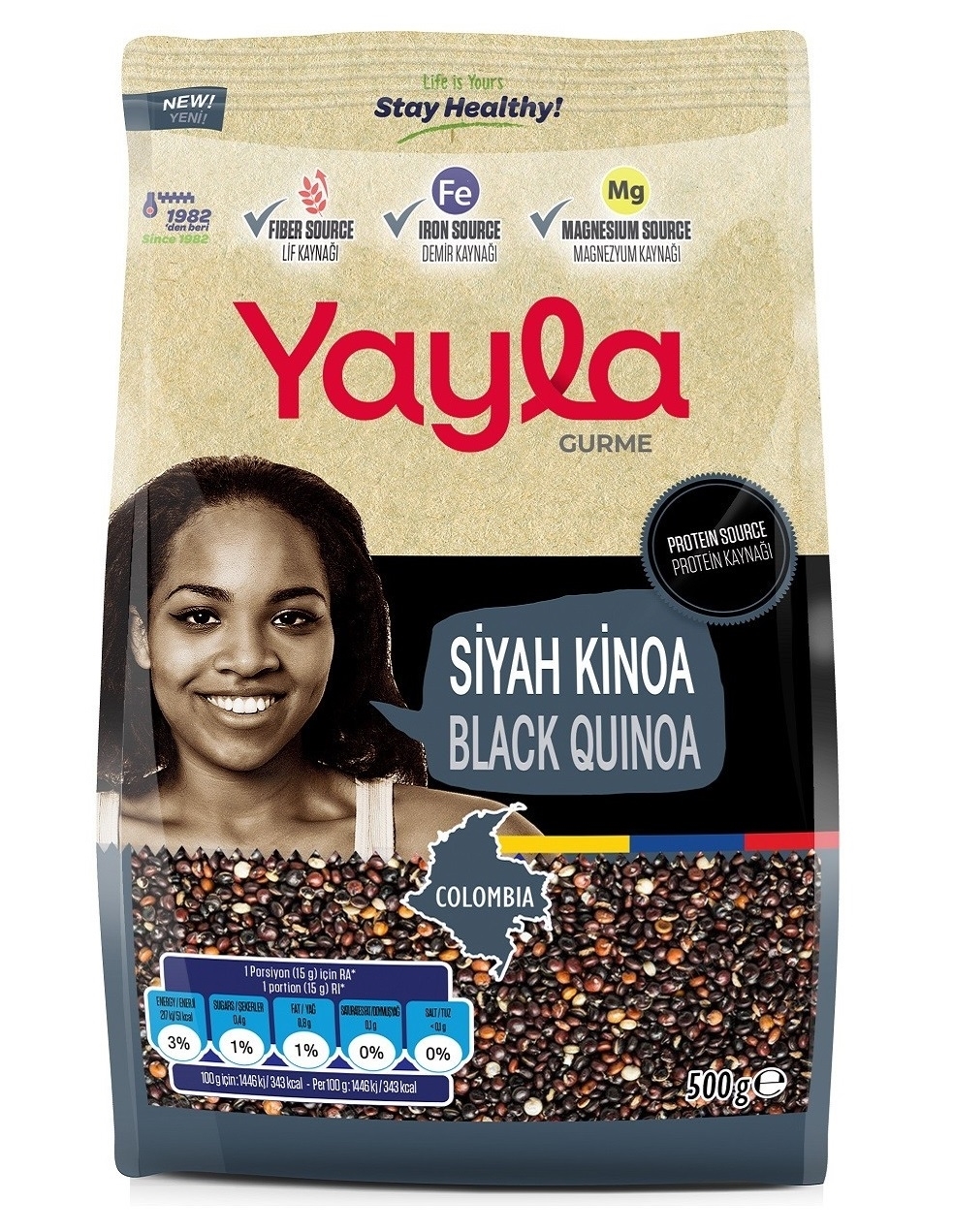 Yayla Siyah Kinoa 500 gr