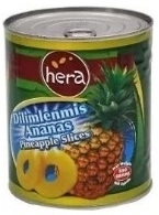 Hera Ananas Dilimli 850 gr